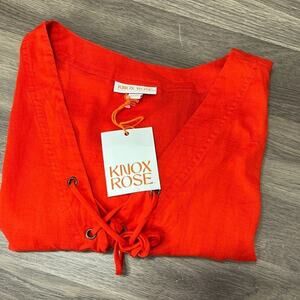 Knox Rose Cotton blouse size XXL